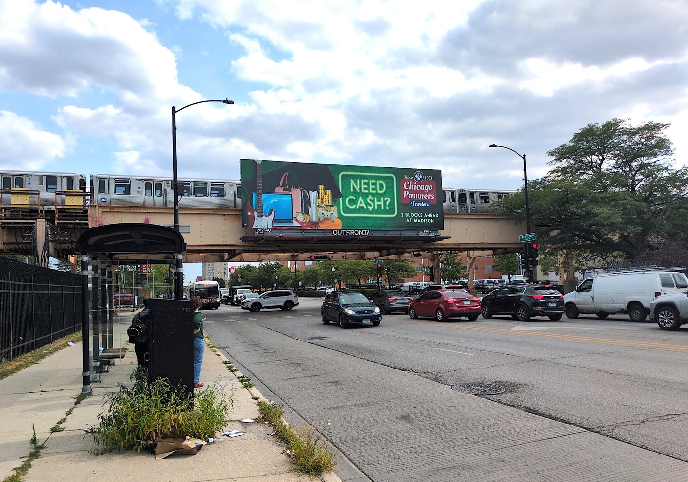 The Green Line at Western Avenue. Photo: Sam Kovnar