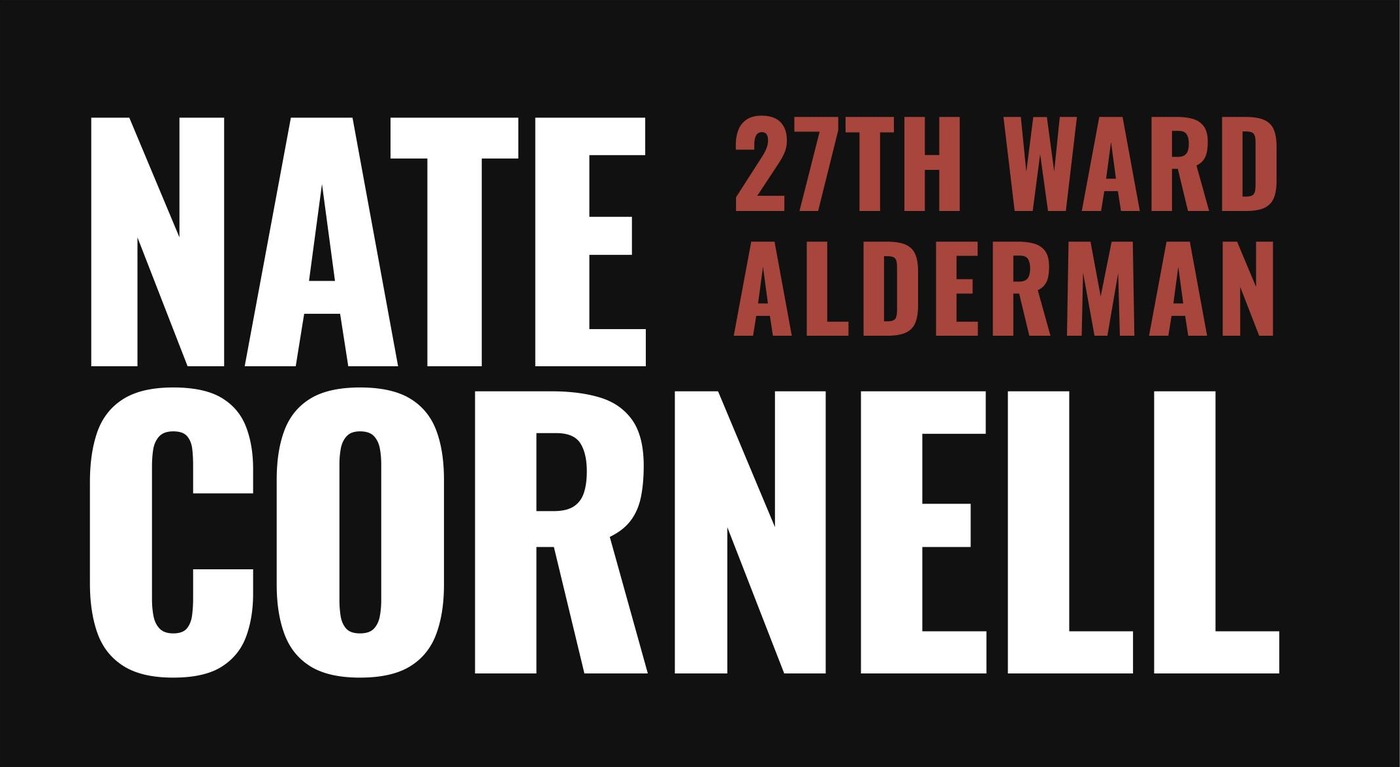 Nate Cornell for 27th Ward Alderman campaign logo